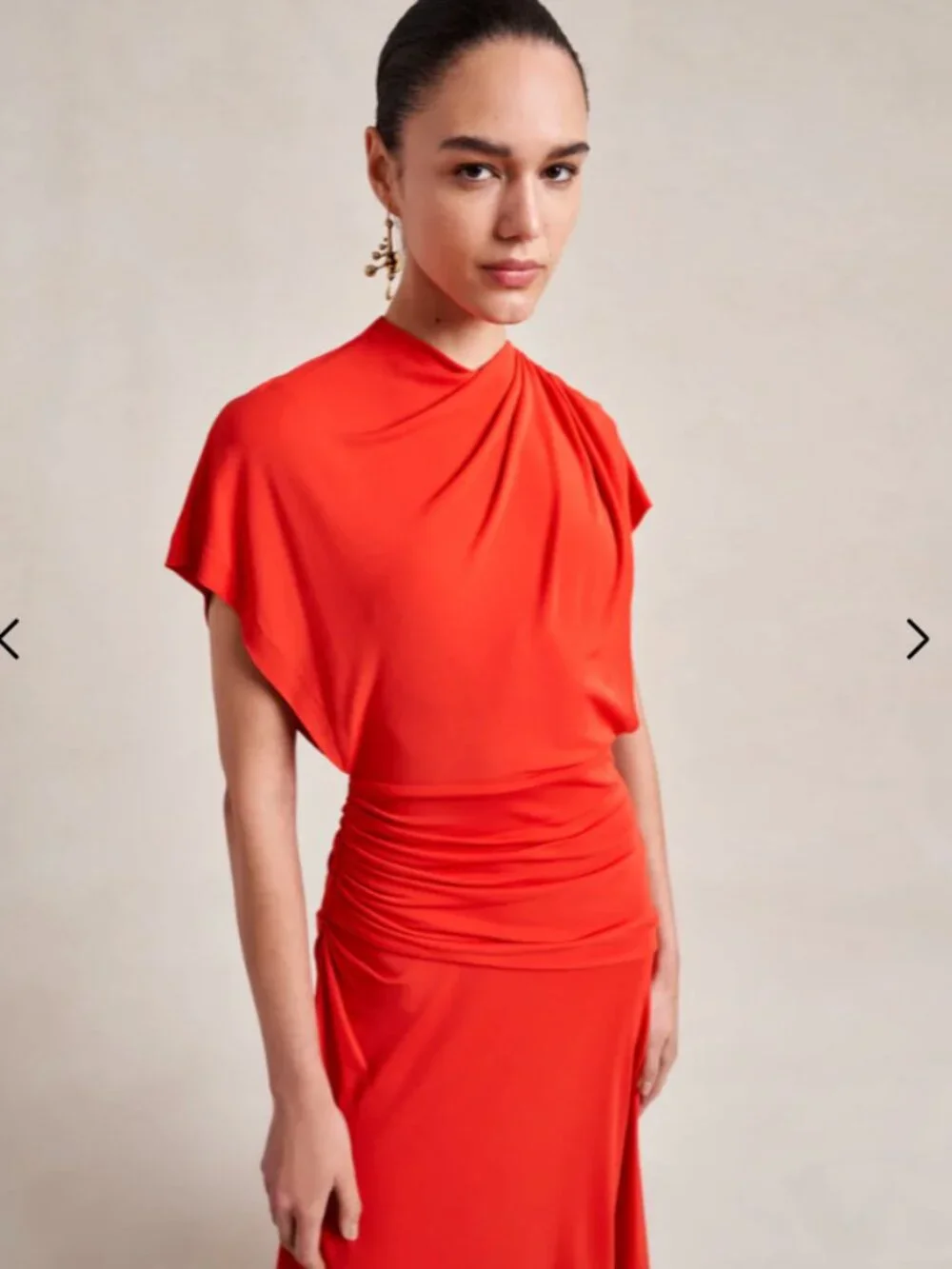 La Ligne NWT Milla dress, tomato, M - Picture 3 of 11